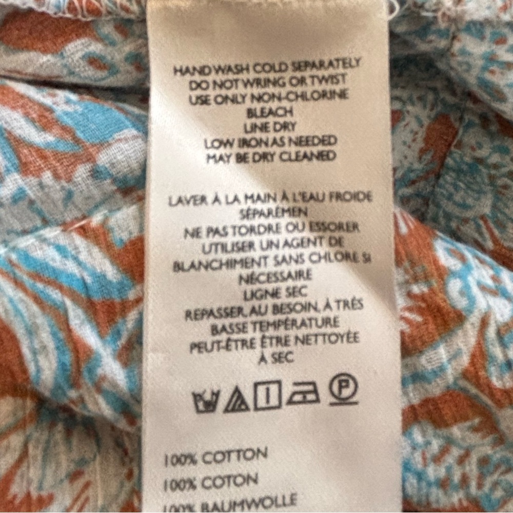 Anthropologie long-sleeve shirred blouse - Picture 9 of 9